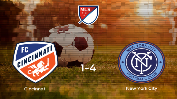 El New York City se lleva la victoria tras golear 1-4 al Cincinnati El New York City se lleva la victoria tras golear 1-4 al Cincinnati