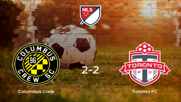 El Columbus Crew y el Toronto FC firman las tablas tras empatar 2-2 El Columbus Crew y el Toronto FC firman las tablas tras empatar 2-2