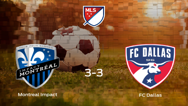 El Montreal Impact y el FC Dallas consiguen un punto tras empatar a 3 El Montreal Impact y el FC Dallas consiguen un punto tras empatar a 3