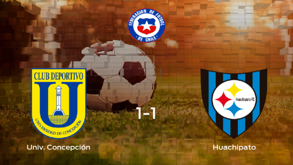 Reparto de puntos entre el Univ. Concepción y el Huachipato: 1-1 Reparto de puntos entre el Univ. Concepción y el Huachipato: 1-1