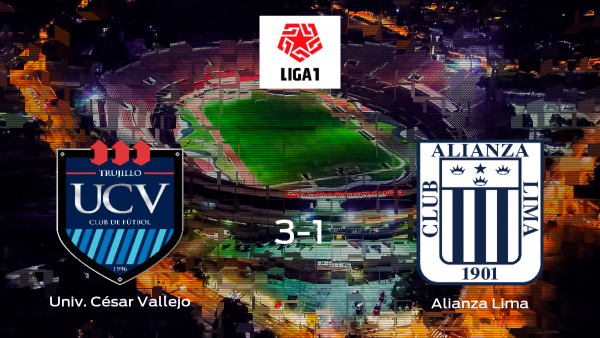 El Universidad César Vallejo gana 3-1 al Alianza Lima y se lleva los tres puntos El Universidad César Vallejo gana 3-1 al Alianza Lima y se lleva los tres puntos