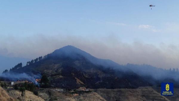 Incendio forestal de Valleseco (Gran Canaria) Incendio forestal de Valleseco (Gran Canaria)