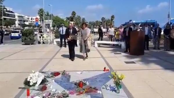 El presidente Quim Torra en un acto de homenaje a las víctimas de Cambrils El presidente Quim Torra en un acto de homenaje a las víctimas de Cambrils