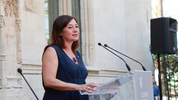 La presidenta del Govern, Francina Armengol, durante su intervención en la toma de posesión de los consellers, archivo, recurso, La presidenta del Govern, Francina Armengol, durante su intervención en la toma de posesión de los consellers, archivo, recurso,