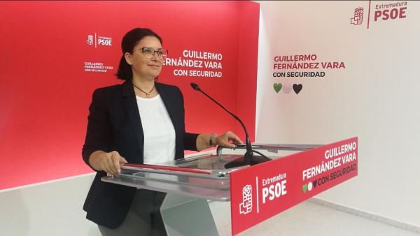La secretaria de Organización del PSOE de Extremadura, Marisol Mateos La secretaria de Organización del PSOE de Extremadura, Marisol Mateos