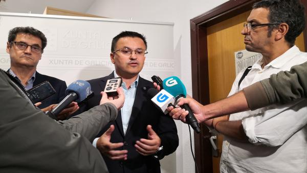 El conselleiro de Medio Rural, José González, habla sobre detenidos por incendios forestales El conselleiro de Medio Rural, José González, habla sobre detenidos por incendios forestales