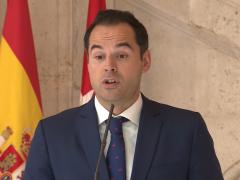El vicepresidente del Gobierno de la Comunidad de Madrid, Ignacio Aguado, en una imagen de archivo, durante una rueda de prensa.