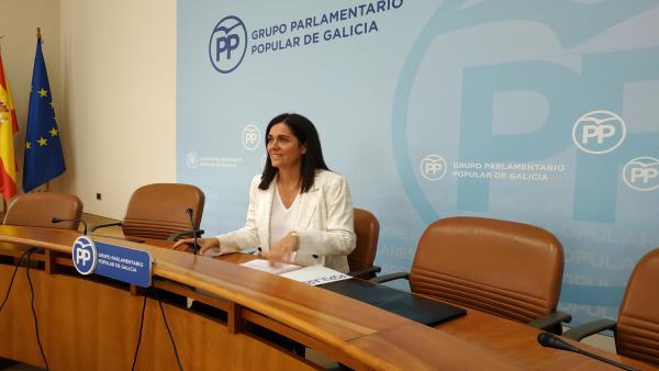 Paula Prado durante la rueda de prensa de este lunes. Paula Prado durante la rueda de prensa de este lunes.