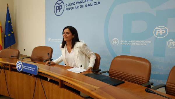 Paula Prado durante la rueda de prensa de este lunes. Paula Prado durante la rueda de prensa de este lunes.