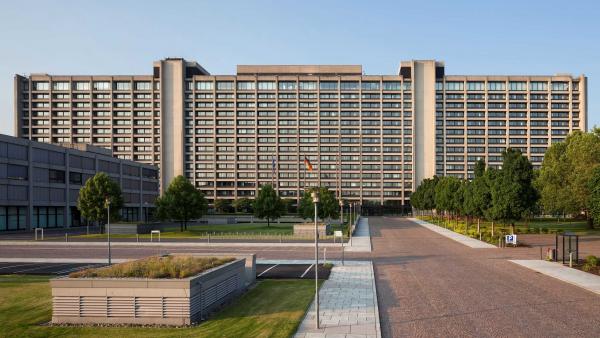 Sede del Banco Federal Alemán (Bundesbank) en Fráncfort, Alemania. Sede del Banco Federal Alemán (Bundesbank) en Fráncfort, Alemania.