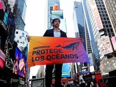 Bardem protesta en Nueva York