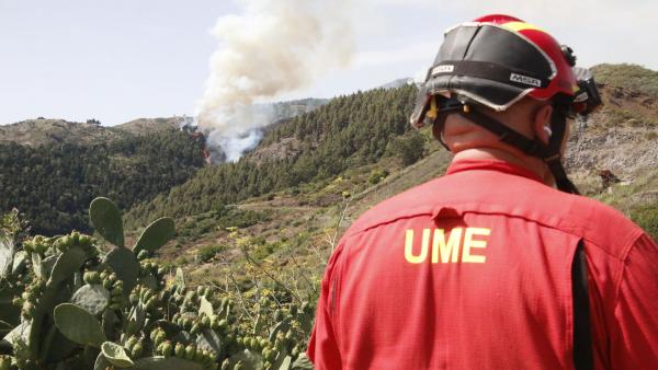 Segunda jornada del incendio de Gran Canaria Segunda jornada del incendio de Gran Canaria