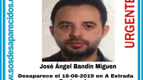 Imagen del hombre que ha desaparecido este sábado en A Estrada. Imagen del hombre que ha desaparecido este sábado en A Estrada.