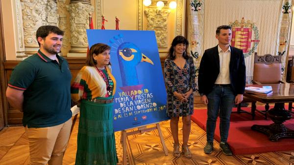La concejal de Educación, Infancia, Juventud e Igualdad, Victoria Soto, y la concejal de Cultura, Ana Redondo, junto a representantes del Consejo Local de la Juventud, en la presentación de las actividades para jóvenes de las Fiestas de Valladolid. La concejal de Educación, Infancia, Juventud e Igualdad, Victoria Soto, y la concejal de Cultura, Ana Redondo, junto a representantes del Consejo Local de la Juventud, en la presentación de las actividades para jóvenes de las Fiestas de Valladolid.