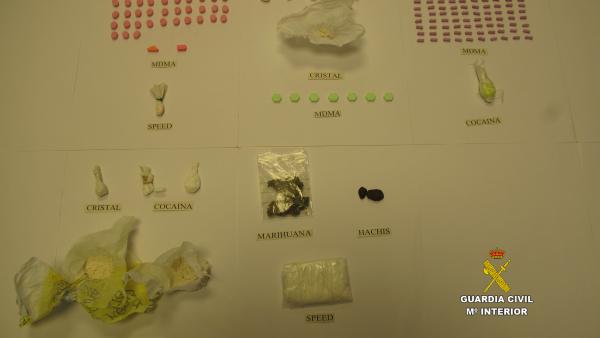 Droga incautada en el Aquasella. Droga incautada en el Aquasella.