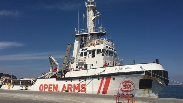Imagen de archivo del barco de 'Open Arms'. Imagen de archivo del barco de 'Open Arms'.