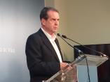El alcalde de Vigo, Abel Caballero, en una rueda de prensa.