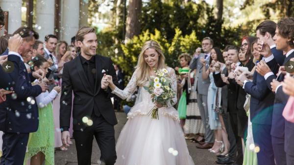 Boda del youtuber PewDiePie con Marzia Bisognin Boda del youtuber PewDiePie con Marzia Bisognin