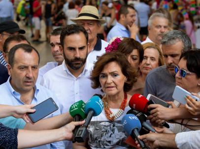 Carmen Calvo, vicepresidenta en funciones