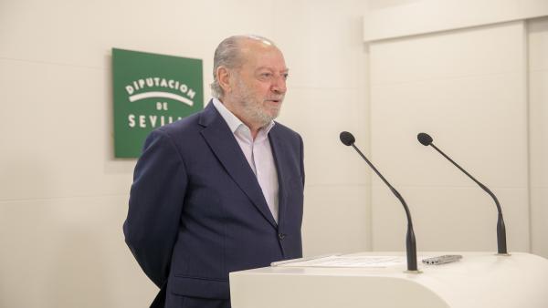 El presidente de la Diputación de Sevilla, Fernando Rodríguez Villalobos, en una imagen de archivo El presidente de la Diputación de Sevilla, Fernando Rodríguez Villalobos, en una imagen de archivo