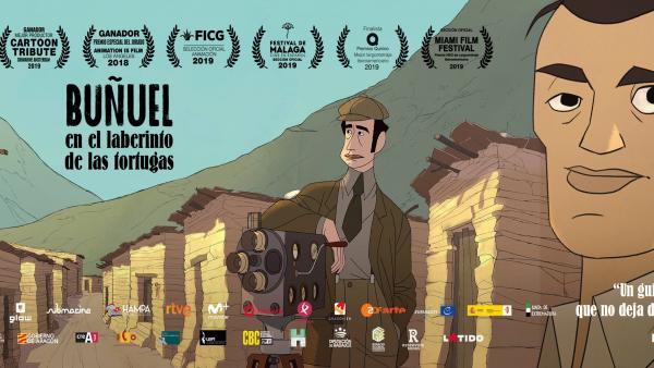 Banner de 'Buñuel en el laberinto de las tortugas' Banner de 'Buñuel en el laberinto de las tortugas'