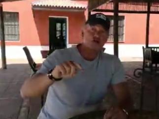 Bertín Osborne, en el vídeo subido a las redes.