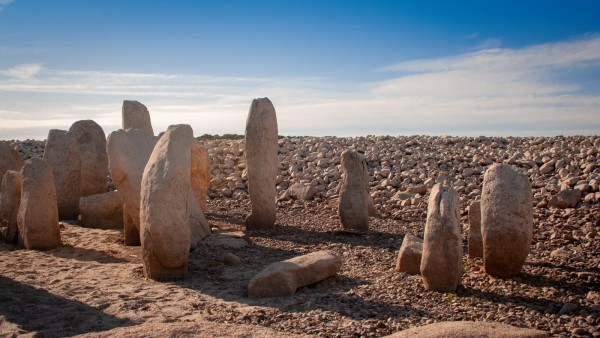 Fotografía del Dolmen de Guadalperal. Fotografía del Dolmen de Guadalperal.