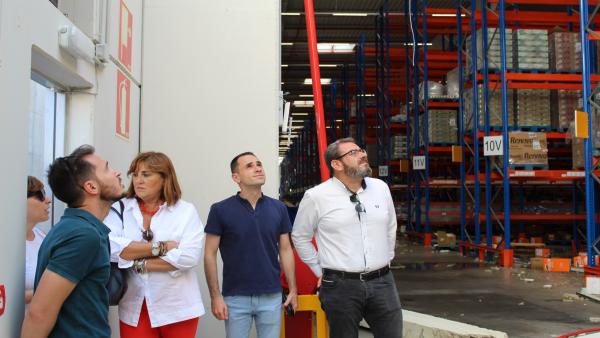 El delegado de la Junta de Castilla-La Mancha, Eusebio Robles, se interesa por los daños ocasio El delegado de la Junta de Castilla-La Mancha, Eusebio Robles, se interesa por los daños ocasio