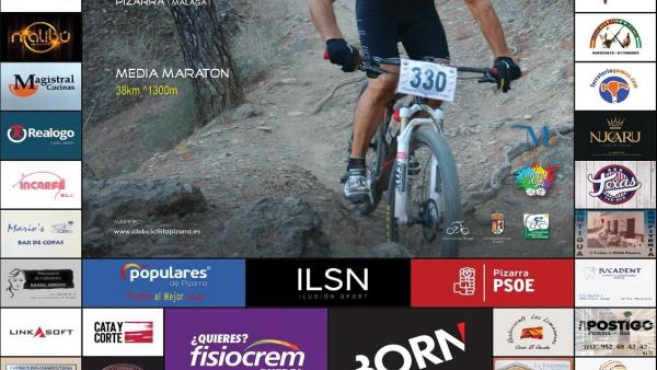 Cartel del Desafío Pizarreño del XXI Circuito Provincial BTT Diputación de Málaga Cartel del Desafío Pizarreño del XXI Circuito Provincial BTT Diputación de Málaga