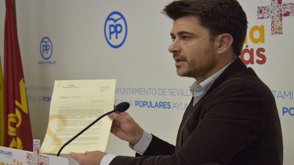 El portavoz del PP en Sevilla, Beltrán Pérez El portavoz del PP en Sevilla, Beltrán Pérez