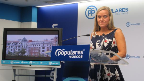 Amaya Fernández, secretaria general del PP vasco Amaya Fernández, secretaria general del PP vasco