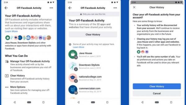 Actividad fuera de Facebook Actividad fuera de Facebook