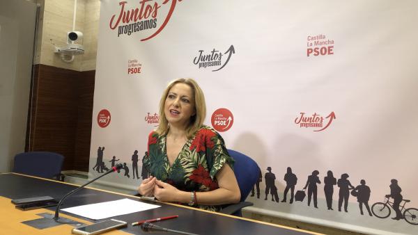 La vicesecretaria general y portavoz del PSOE de Castilla-La Mancha, Cristina Maestre, en rueda de prensa La vicesecretaria general y portavoz del PSOE de Castilla-La Mancha, Cristina Maestre, en rueda de prensa