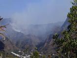 Parte de la zona afectada por el incendio de la isla de Gran Canaria