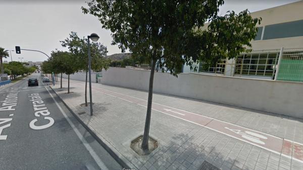 Avenida donde ha tenido lugar el accidente Avenida donde ha tenido lugar el accidente