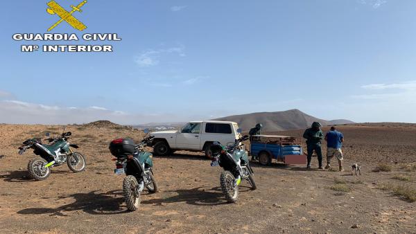 La Guardia Civil denuncia a 11 personas en una inspección de caza en Lanzarote La Guardia Civil denuncia a 11 personas en una inspección de caza en Lanzarote