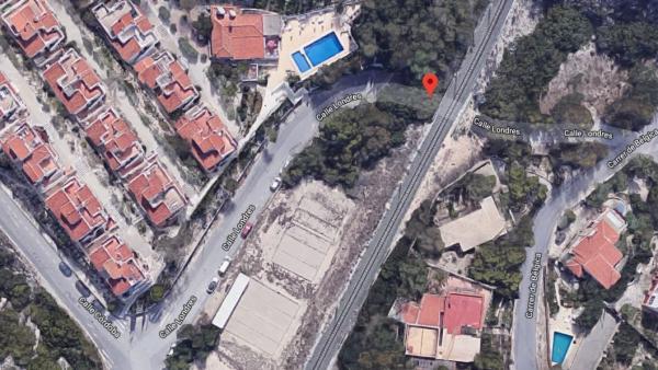 La calle Londres de El Campello, en la que ha tenido lugar el ahogamiento La calle Londres de El Campello, en la que ha tenido lugar el ahogamiento