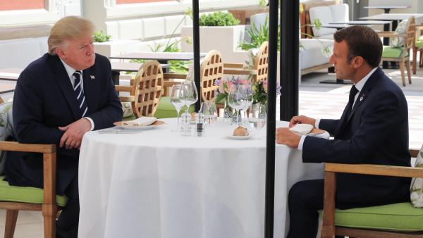 Trump y Macron Trump y Macron