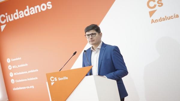 El portavoz de Ciudadanos en el Ayuntamiento de Sevilla, Álvaro Pimentel, en una imagen de archivo El portavoz de Ciudadanos en el Ayuntamiento de Sevilla, Álvaro Pimentel, en una imagen de archivo