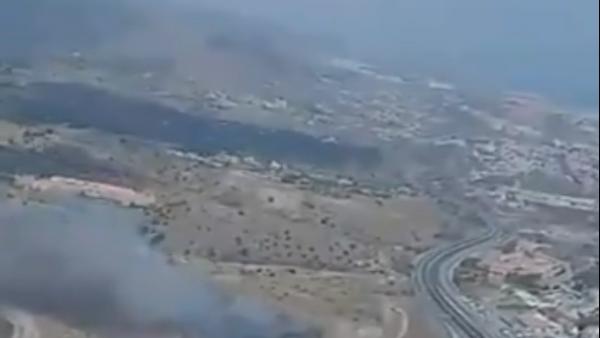 Incendio en Rincón de la Victoria Incendio en Rincón de la Victoria