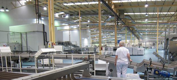 Una trabajadora del sector de la industria.