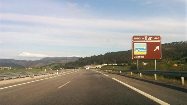 Carretera asturiana, tráfico, accidentes, Autovía del Cantábrico, A-8 Carretera asturiana, tráfico, accidentes, Autovía del Cantábrico, A-8