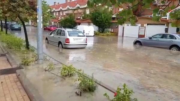 Inundación en Arganda del Rey Inundación en Arganda del Rey