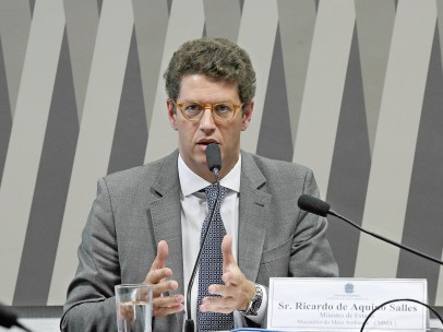 El ministro de Medio Ambiente de Brasil, Ricardo Salles.