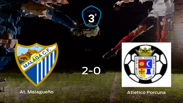 El At. Malagueño vence 2-0 en su estadio frente al Atletico Porcuna El At. Malagueño vence 2-0 en su estadio frente al Atletico Porcuna