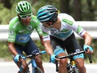 Nairo Quintana y Supermán López