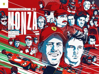 Cartel de Ferrari
