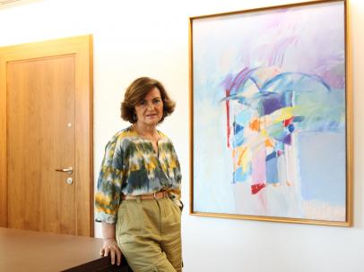 La vicepresidenta del Gobierno en funciones, Carmen Calvo
