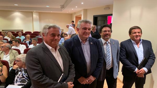 Enric Ticó, Jaume Saltó, Isidre Gavín y Carles Perramon Enric Ticó, Jaume Saltó, Isidre Gavín y Carles Perramon