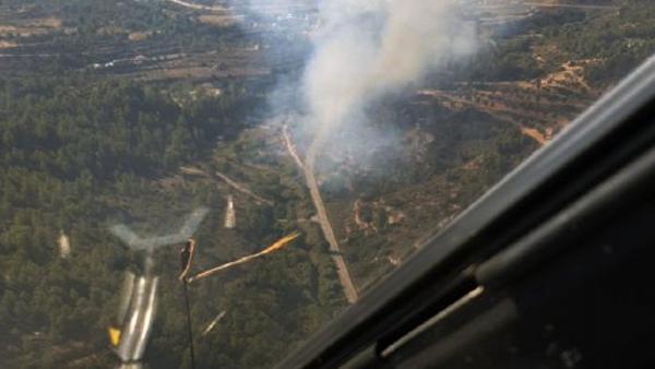 Incendio en Cervià de les Garrigues (Lleida) Incendio en Cervià de les Garrigues (Lleida)